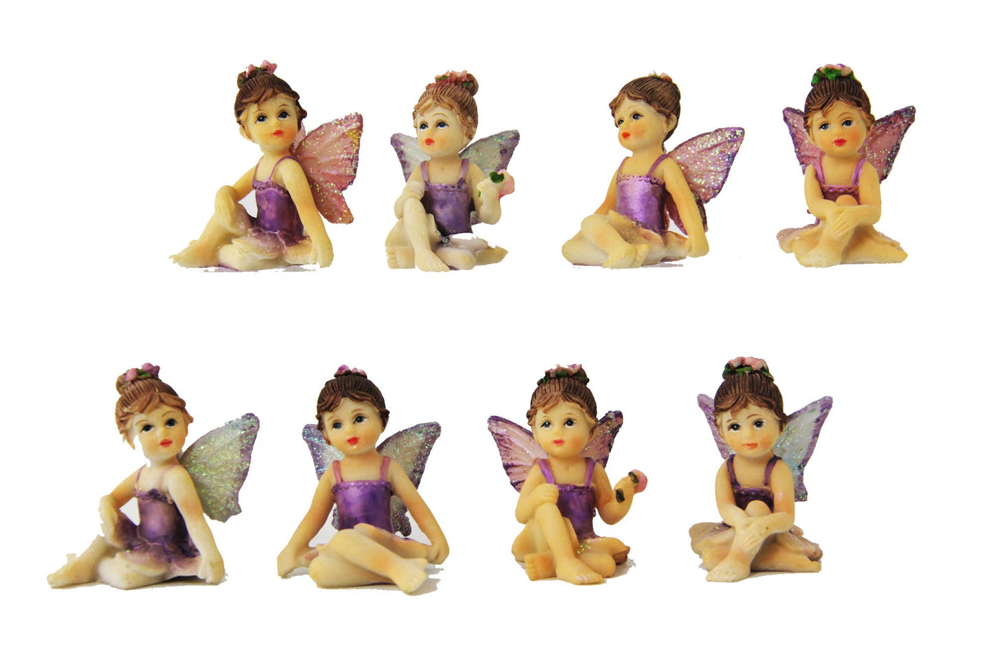 5cm Sitting Fairy 8 Asstd