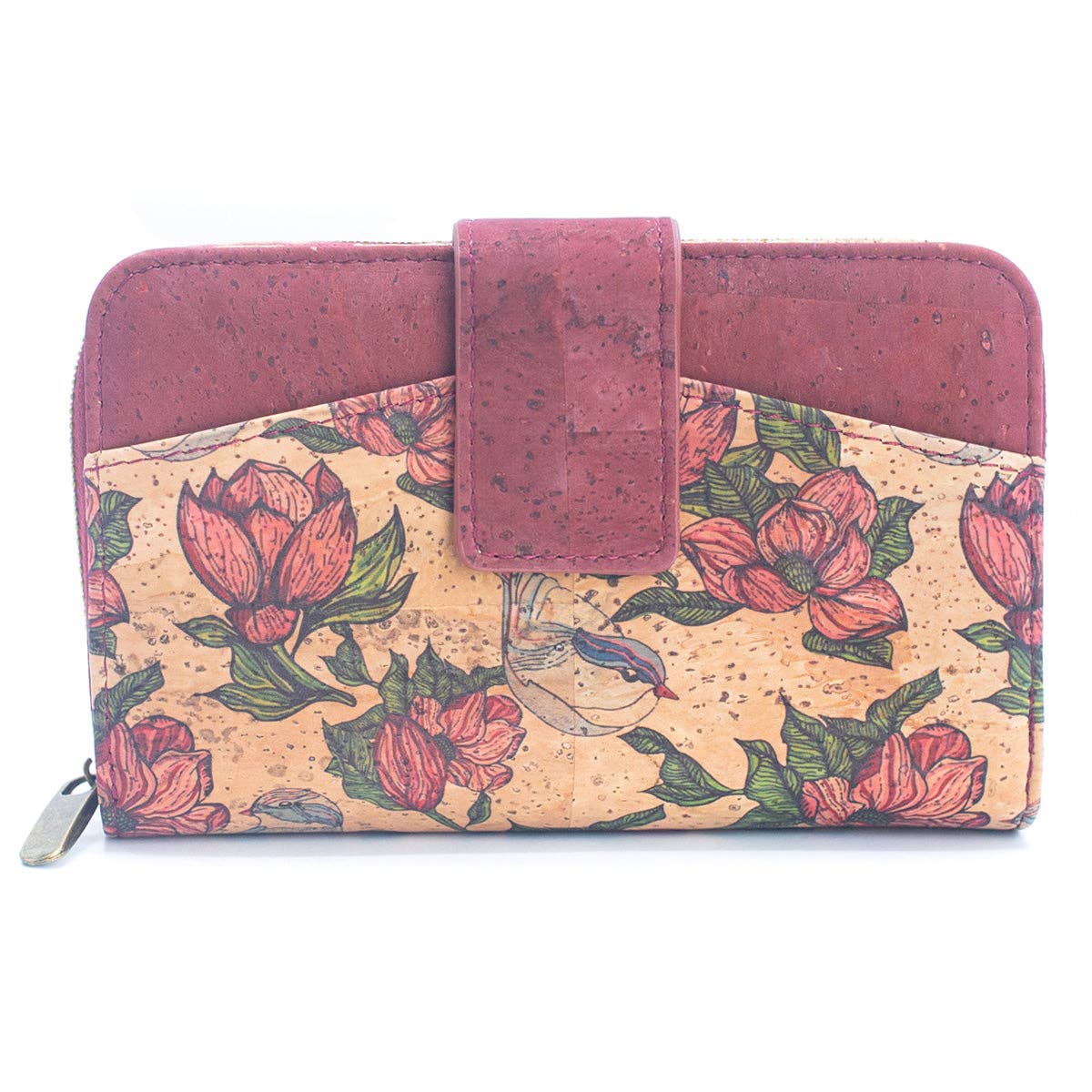 Natural Cork Printed Cardholder Wallet RFID