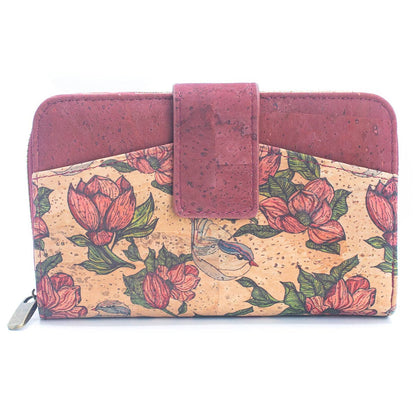 Natural Cork Printed Cardholder Wallet RFID