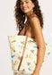 Seafolly Tote - Island Palm Ecru