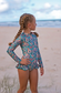 Girls Swimwear - 1pc Open Back - MAE LEE