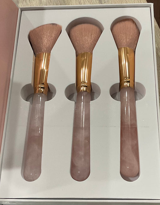 Rose Quartz Make up brush set