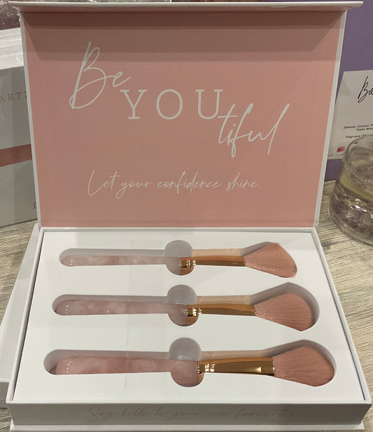 Rose Quartz Make up brush set