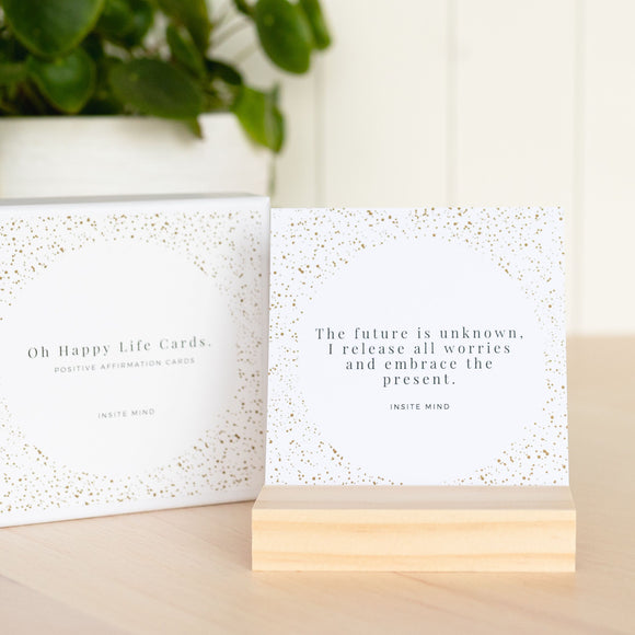 INSITE MINDS - Affirmation Cards - Oh Happy Life