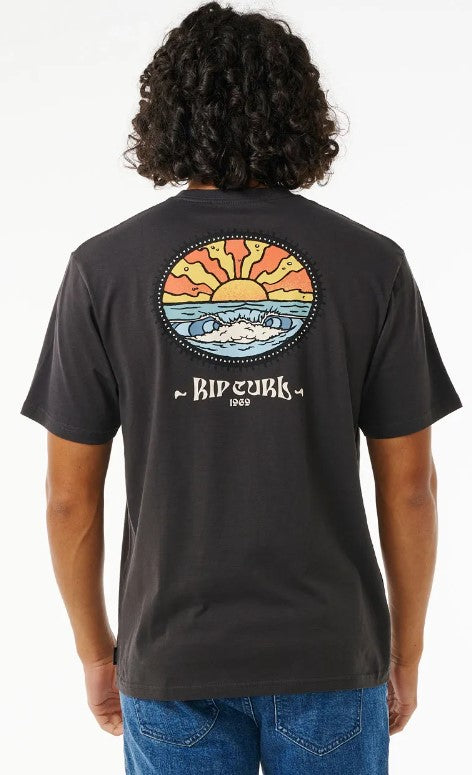 Rip Curl Hazed and Tub Mens Tee - Available in Vintage White only