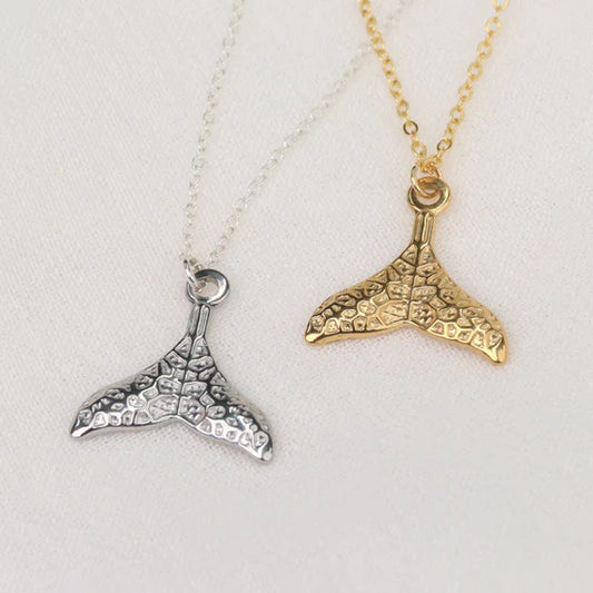 Necklace - Whale Tail pendant (Reduced Price $39.95)