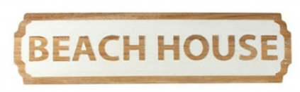 Sign - Wooden Beach House