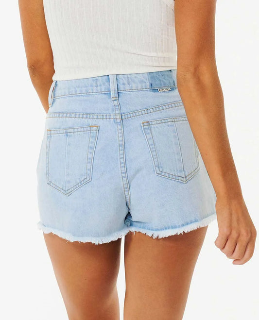 Rip Curl Denim Shorts (Amy High Waist)