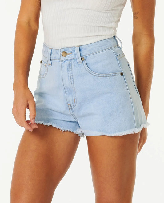 Rip Curl Denim Shorts (Amy High Waist)